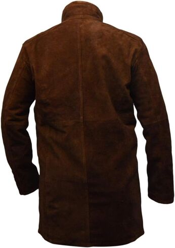 معطف Jasperz Longmire-Sheriff Walt Robert Suede Taylor الجلدي، XXS-3XL in Kuwait