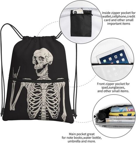 حقيبة ظهر برباط مضادة للماء وخفيفة الوزن لصالة الألعاب الرياضية للرجال النساء المشي لمسافات طويلة اليوغا السفر الشاطئ in Kuwait