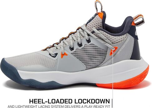 AND1 Attack 3.0 Girls & Boys Basketball Shoes Kids, Boys High Top Sneakers, Youth Size 1 to 7 Kids Basketball Shoes Boys in Kuwait
