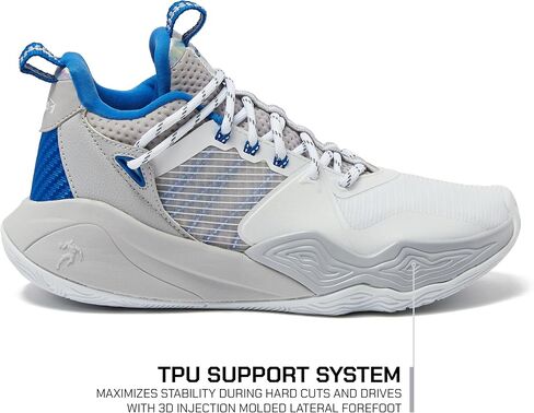 AND1 Attack 3.0 Girls & Boys Basketball Shoes Kids, Boys High Top Sneakers, Youth Size 1 to 7 Kids Basketball Shoes Boys in Kuwait