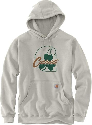 Carhartt Men's 105231 Loose Fit Midweight Hooded Shamrock Sweatshirt in Kuwait