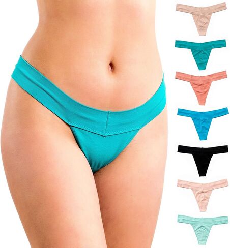 سروال يوغا نسائي بدون خياطة من Alyce Intimates، 7 قطع، ألوان متنوعة in Kuwait