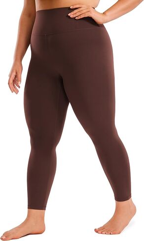 سراويل ضيقة CRZ YOGA Butterluxe مقاس كبير للنساء 25 بوصة - سراويل يوجا عالية الخصر ناعمة للتمرين من الألياف اللدنة 3X 4X in Kuwait