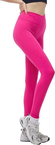SUHK ASANA Women’s Cross Waist Yoga Legging Gym Leggings Running Pants Workout Leggings for Women in Kuwait