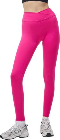 SUHK ASANA Women’s Cross Waist Yoga Legging Gym Leggings Running Pants Workout Leggings for Women in Kuwait