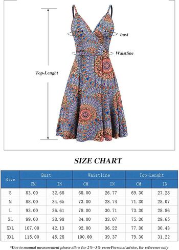 WEACZZY Women's 2026 Summer Dresses V Neck Spaghetti Strap Sundress Casual Beach Flowy Mini Dress with Pockets in Kuwait