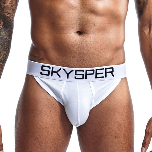 SKYSPER Jockstrap Athletic Supporters for Men Jock Strap Male Underwear Men's Thong Jockstrap Underwear in Kuwait