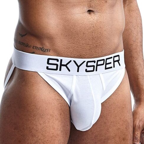 SKYSPER Jockstrap Athletic Supporters for Men Jock Strap Male Underwear Men's Thong Jockstrap Underwear in Kuwait