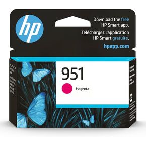 Original HP 951 Magenta Ink Cartridge | Works with HP OfficeJet 8600, HP OfficeJet Pro 251dw, 276dw, 8100, 8610, 8620, 8630 Series | Eligible for Instant Ink | CN051AN in Saudi Arabia