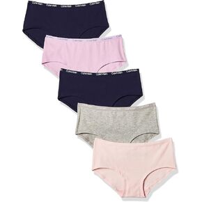 Calvin Klein Girls' Underwear Cotton Hipster Panty, 5 Pack in Kuwait