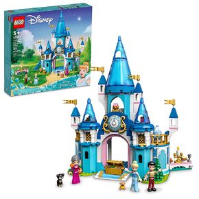 LEGO Disney Cinderella and Prince Charming’s Castle 43206 Building Toy Set for Girls, Boys, and Kids Ages 5+; (365 Pieces) in Saudi Arabia