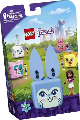 LEGO Friends Andrea’s Bunny Cube 41666 Building Kit; Rabbit Toy for Kids with an Andrea Mini-Doll Toy; Bunny Toy Makes a Creative Gift for Kids Who Love Portable Playsets, New 2021 (45 Pieces) in Saudi Arabia