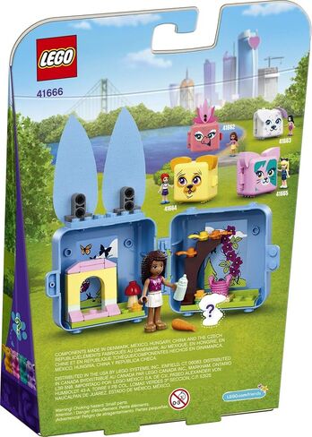 LEGO Friends Andrea’s Bunny Cube 41666 Building Kit; Rabbit Toy for Kids with an Andrea Mini-Doll Toy; Bunny Toy Makes a Creative Gift for Kids Who Love Portable Playsets, New 2021 (45 Pieces) in Saudi Arabia