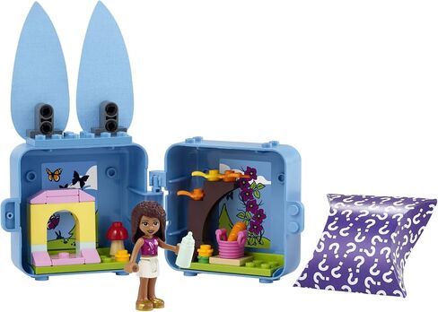 LEGO Friends Andrea’s Bunny Cube 41666 Building Kit; Rabbit Toy for Kids with an Andrea Mini-Doll Toy; Bunny Toy Makes a Creative Gift for Kids Who Love Portable Playsets, New 2021 (45 Pieces) in Saudi Arabia