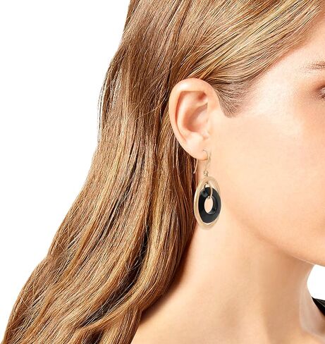 Robert Lee Morris Soho Women's Orbital Drop Earrings, Black, One Size in Saudi Arabia