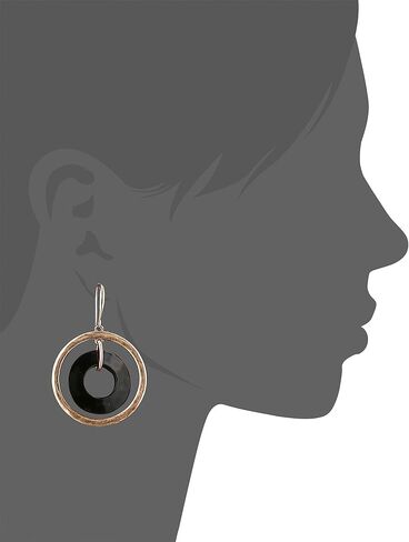 Robert Lee Morris Soho Women's Orbital Drop Earrings, Black, One Size in Saudi Arabia