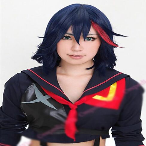 Men's Beautiful Male Black Short Straight Hair Wig/Wigs Cosplay Party in Saudi Arabia