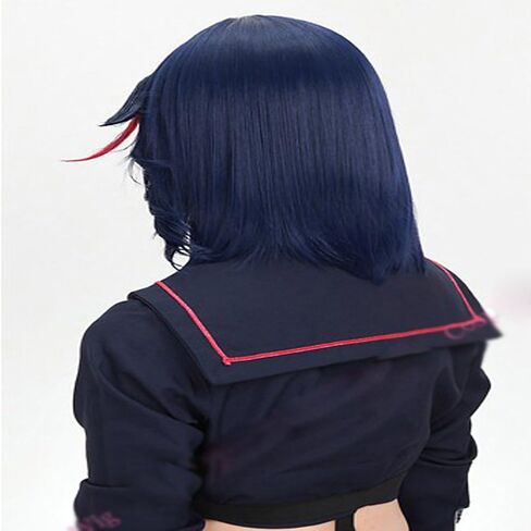 Men's Beautiful Male Black Short Straight Hair Wig/Wigs Cosplay Party in Saudi Arabia