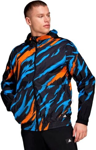 adidas Men's Trvl Tiger Camo Windbreaker in Saudi Arabia