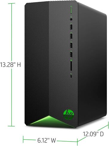 2022 Newest HP Pavilion Gaming Desktop, Intel Core i5-11400 6-Core Processor, NVIDIA GeForce GTX 1660 Super Graphics, 16GB RAM, 512GB PCIe NVMe SSD, HDMI, DisplayPort, DVI, USB Type-C, Windows 11 Home in Saudi Arabia