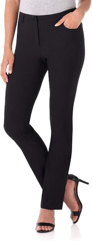Rekucci Women's 5 Pocket Straight Leg Pant with Stretch Waistband in Saudi Arabia