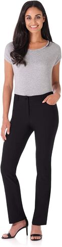 Rekucci Women's 5 Pocket Straight Leg Pant with Stretch Waistband in Saudi Arabia