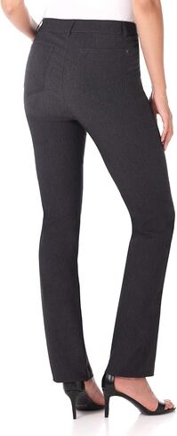 Rekucci Women's 5 Pocket Straight Leg Pant with Stretch Waistband in Saudi Arabia