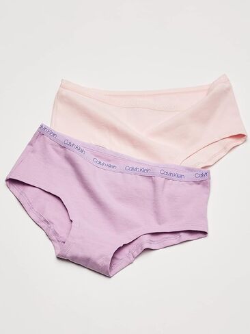 Calvin Klein Girls' Underwear Cotton Hipster Panty, 5 Pack in Kuwait
