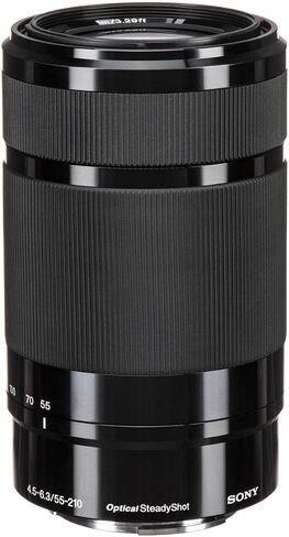 Sony ZV-E10 Mirrorless Camera with 16-50mm Lens, Black with E 55-210mm f/4.5-6.3 OSS E-Mount Lens in Saudi Arabia