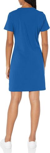 Calvin Klein Women's Relax Short Sleeve Midi Logo T-Shirt Dress in Saudi Arabia