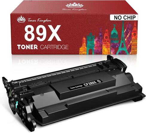 خرطوشة حبر بديلة متوافقة مع Toner Kingdom لطابعة HP 89X CF289X 89A CF289A لطابعة HP Enterprise M507N M507DN M507X MFP M528C M528Z M528DN M528F (أسود، عبوة واحدة) in Kuwait