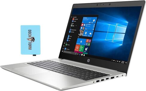 HP ProBook 450 G7 Home and Business Laptop (Intel i5-10210U 4-Core, 8GB RAM, 256GB PCIe SSD + 1TB HDD, Intel UHD Graphics, 15.6" HD (1366x768), WiFi, Bluetooth, Webcam, Win 10 Pro) with Hub in Saudi Arabia