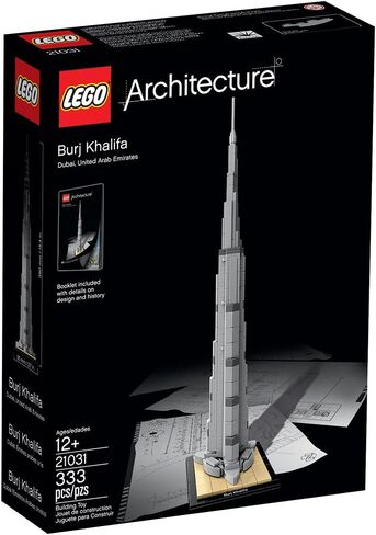 LEGO Architecture Burj Khalifa 21031 Landmark Building Set in Saudi Arabia