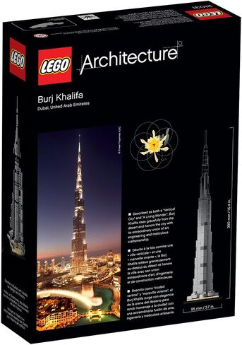 LEGO Architecture Burj Khalifa 21031 Landmark Building Set in Saudi Arabia