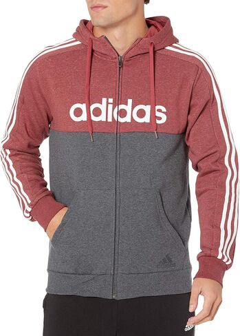 adidas male essentials color block hooded track top in Saudi Arabia