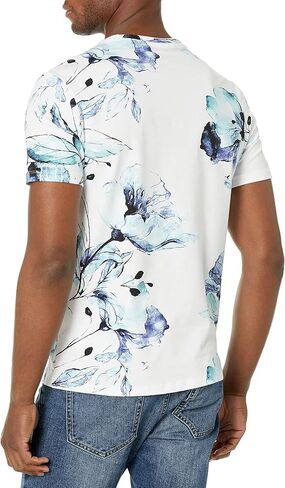 GUESS Men's Natt Floral Tee in Saudi Arabia