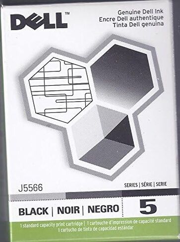 Dell J5566 Standard Capacity Black Ink Cartridge (Series 5) for Dell 946 All-in-One Printer in Kuwait