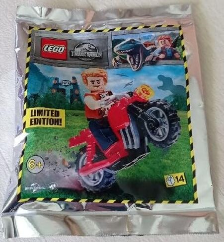 LEGO Jurassic World: Owen with Motorcycle in Saudi Arabia