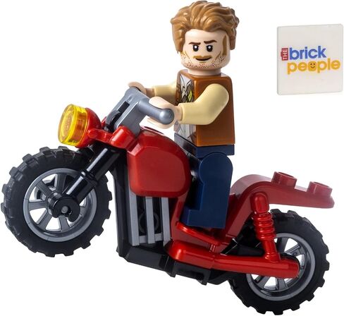 LEGO Jurassic World: Owen with Motorcycle in Saudi Arabia