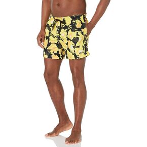 HUGO Men's Standard Floral Design Swim Trunk