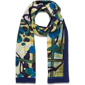 Louis C. Tiffany,"Grapevine Window" Oblong Silk Scarf, New in Box in Kuwait