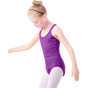 Daydance Ballet Leotards for Girls Short Sleeve Leotards for Dancing
