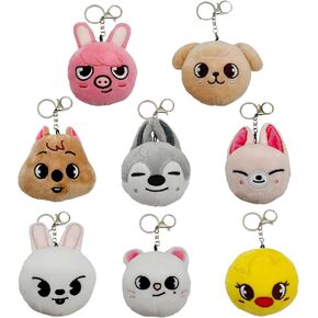 Kpop Stray Kids Skzoo Plush Dolls Pendant Keychain Felix Hyunjin Bnagchan Changbin Home Decor Souvenir