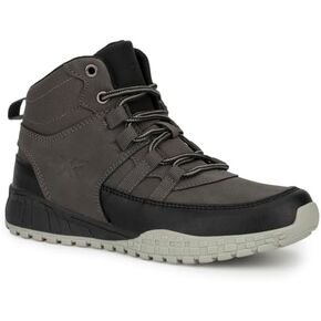 X RAY Footwear Maverik Boy’s Fashion, Handcrafted Faux Leather Casual Sneaker, Ankle-Highs Lace Up, Round Toe, Thermoplastic Rubber Outsole