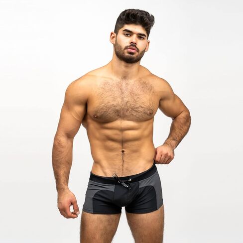 Taddlee Swimsuits Men's Swim Boxer Trunks Sexy Swimwear Square Cut Board Shorts in Kuwait