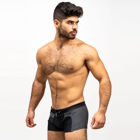 Taddlee Swimsuits Men's Swim Boxer Trunks Sexy Swimwear Square Cut Board Shorts in Kuwait