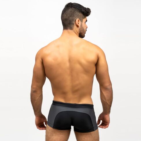 Taddlee Swimsuits Men's Swim Boxer Trunks Sexy Swimwear Square Cut Board Shorts in Kuwait
