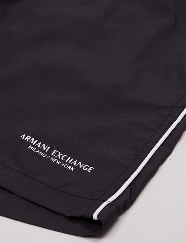 A｜X ARMANI EXCHANGE Men's Standard Milano/New York Swim Trunk in Saudi Arabia