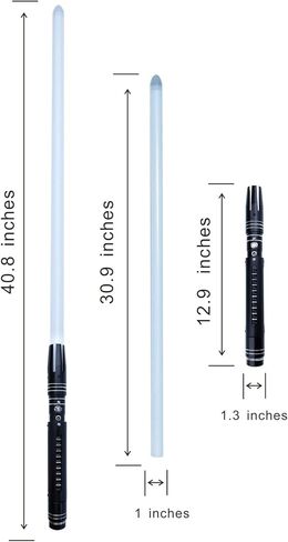 KYBERS Standard Series Light Saber with Metal Hilt Force FX Heavy Dueling Sabre Sword (Ataru-RGB) in Kuwait