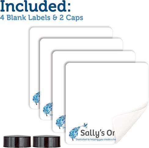 زجاجة بخاخ زجاجية زرقاء فارغة - حاوية كبيرة قابلة لاعادة الملء بسعة 16 اونصة للزيوت العطرية ومنتجات التنظيف او الروائح العلاجية - بخاخ زناد اسود مع اعدادات الرذاذ والتدفق - عبوتان in Kuwait